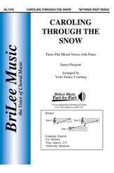 Caroling Through the Snow Three-Part Mixed choral sheet music cover